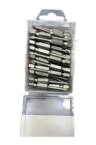 Leo Ph00 50mm ¼ S2 Kalite Mıknatıslı Bits Yıldız Uç 30 Adet