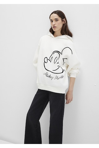 Mavi - Mickey Mouse Baskılı Ekru Sweatshirt 1s10466-80194 Ekru