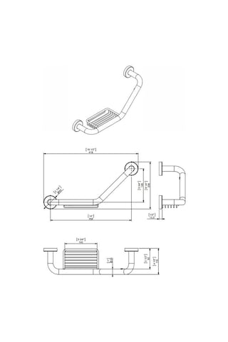 Sonia Tutamak + Sabunluklu Açılı Tecno Krom 52967