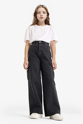 Defacto Kız Çocuk Wide Leg Kargo Geniş Paça Jean Pantolon E7323a825aunm36 Antrasit