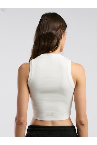 Everlast Ever Relaxed Rib Beyaz Kadın Thick-strapped Atlet Beyaz