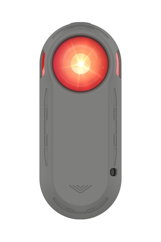 Garmin Varia Rtl515 Bisiklet Işık Bisiklet Radar Koruma Kolu Silikon Kılıf Toz Geçirmez Yumuşak Kapak - Koyu Gri