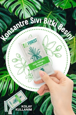 Florist Yeşil Yapraklı, Çiçekli Ve Orkide Bitki Besleme 3'lü Set