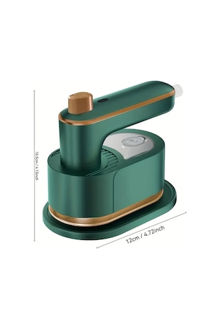 Honeybeeshop Mini Taşınabilir Seyahat Buharlı Ütü 2si 1 Arada Yeşil 230v Avrupa Fişi Ev Üniversite İçin