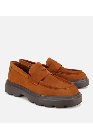 Hotiç Erkek Süet Deri Taba Kalın Tabanlı Günlük Loafer 02ayh313930a370 02ayh313930a370 Taba