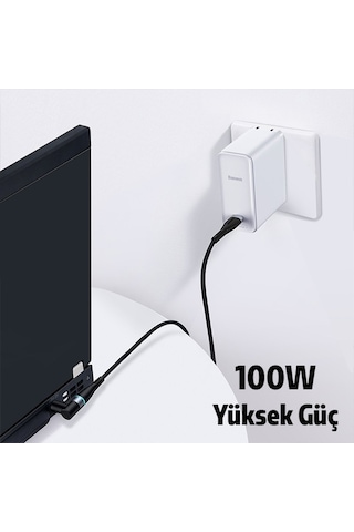 Baseus Zinc Manyetik Type-C To Dc Round (7.9X5.5Mm) Lenovo Uyumlu Lapto