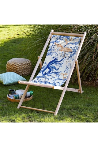Bluehomeconcept Adawall Blue Monkey Katlanabilir Şezlong