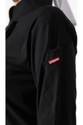Kadın Likralı Aşçı Ceket - 6403 Siyah 6403 Siyah Soft