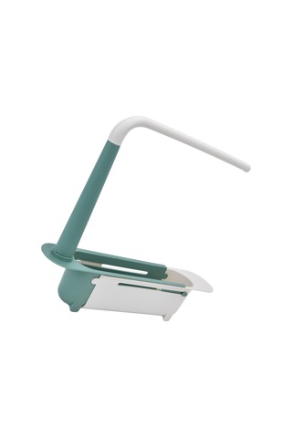 Geeroyoo Sıvı Boşaltma Delikli, Uzatılabilir, Bez Tutucu Özellikli Siyah Mutfak Lavabo Depolama Rafı Renk Rastgele Siyah