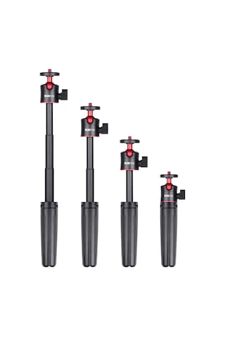 Sones Ruıgpro Çok İşlevli Katlanabilir Tripod Tutucu Selfie Monopod Çubuğu, Gopro Hero12 Siyah / Hero11 /10 /9 /8 /7 /6 /5, Insta360 Ace / Ace Pro, Djı Osmo Action 4 Ve Diğer Aksiyon Kameraları İçin Bilyalı Başlıklı Siyah