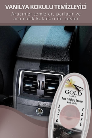 Oto Temizleme Ve Parlatma Süngeri Antistatik, Toz Tutmaz Vanilya