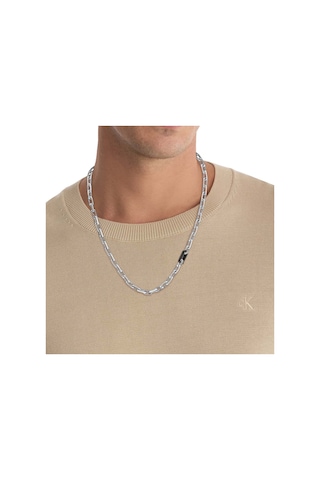 Calvin Klein Ckj35100067 Erkek Kolye Metalik Gri