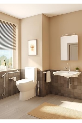 Arkitekta A44276 Uzun Havluluk 330 Mm , Krom Siyah