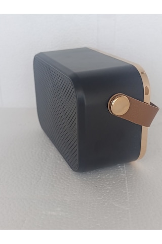 Nostaljik Retro Radio Parlak Kaplama Bluetooth Bağlantılı Hoparlör - Siyah- Tek Ebat