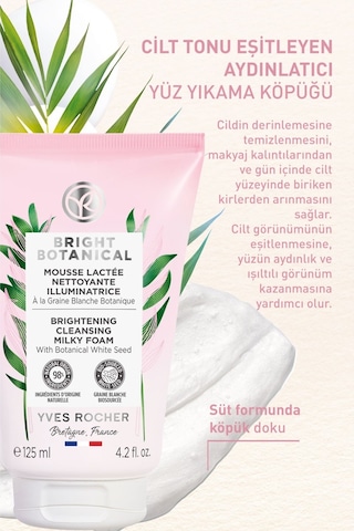 Yves Rocher Bright Botanical Brightening Cleansing Milky Foam 125 ML