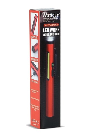 Hubrendy Kargo Şarjlı Mıknatıslı Çalışma Lambası Cep Feneri Wt-307-s