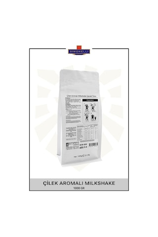Simonelli Milkshake Çilek Aromalı 1 KG