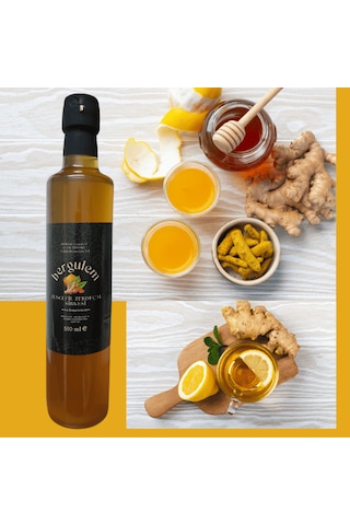 Bergulem Doğal Zencefil Zerdeçal Sirkesi 500 ML