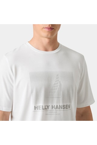 Helly Hansen Hp Race Graphic Erkek T-shirt-32460 Beyaz