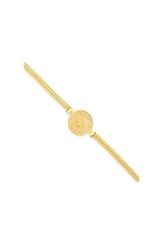 Çeyrek Ziynet Altın Bileklik Viyana Zincirli