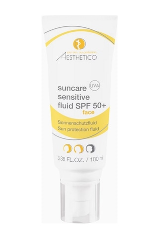 Aesthetico Aesthetıco Suncare Sensitive Fluid Spf 50+, Hassas Ciltler Için Yüksek Koruma Güneş Kremi