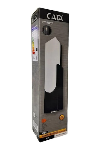Cata Hawai 10w Günışığı 3200 Kelvin Led Aplik Dış Mekan Ip44 Ct-7067 Siyah
