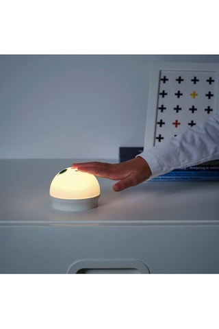 Ikea Kornsno Led Gece Lambası Beyaz Tavşan Pil Kumandalı 004.337.20 Sku: Smg8690010215727 10 Parça Siyah