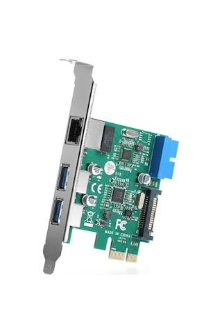 Dark DK-NT-PEGLANU2 3x USB 3.0 Çoklayıcı Gigabit PCI Express Ethernet Kartı