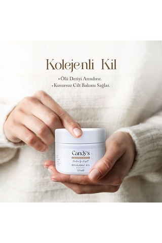 Candy'S Akne Ve Siyah Nokta Engelleyici Kolajen Kil Maskesi 125 G