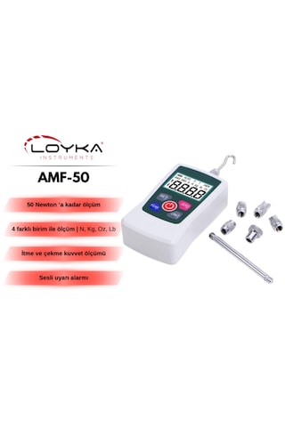 Loyka Amf-50 Dijital İtme Çekme Kuvveti Ölçer 50 Newton