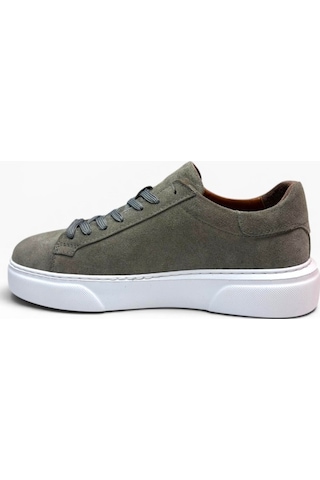 Brt Lf-050-26 Hakiki Süet Deri Anatomik Erkek Sneaker Gri