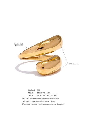 Gümüş Eetit Chic Benzersiz Paslanmaz Çelik Sıradışı Yüzük Suya Dayanıklı 18k Pvd Kaplama Basit Şık Metal Moda Takı Bijoux Hediye Gümüş