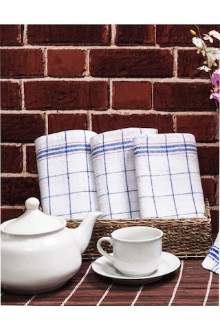 5 Li Mutfak Kurulama Bezi Alman Peçetesi 100 Pamuklu Beyaz