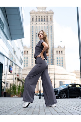 Lismina Antrasit Yoga Tayt Pantolonu Antrasit