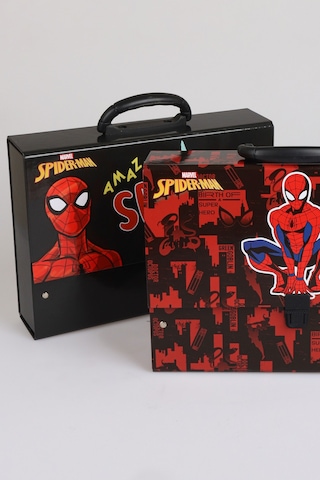 X Dekomus Lisanslı Hero Strike Collection Spiderman Saplı Çanta Tekli Altın