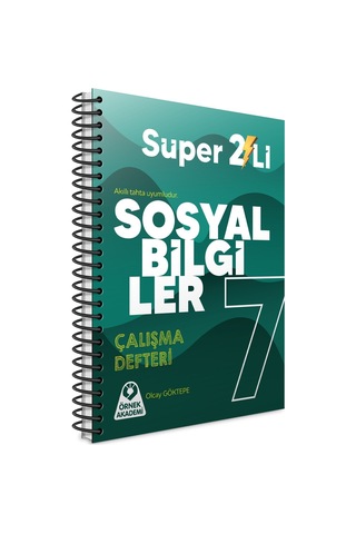 7. Sınıf Süper İkili Sosyal Bilgiler Seti Örnek Akademi