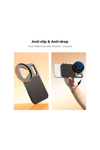 İphone 17 Pro Max Uyumlu Değişken Ayarlanabilir Nd2-32 Filtre + Manyetik Filtre Montaj Adaptörü