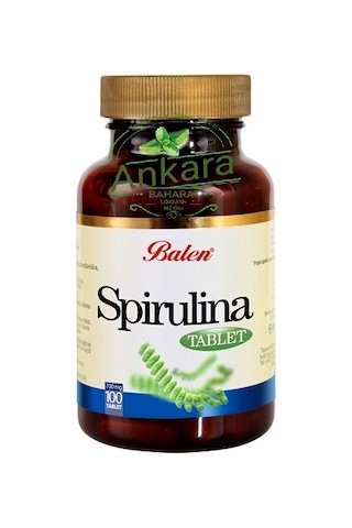 Balen Spirulina Tablet - 100 Adet - 740 Mg - Yosun Hapı