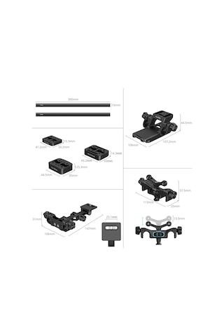 Smallrig 4722 Yaban Hayatı Fotoğrafçılığı Seti Dokun Ve Git Plakası S Siyah