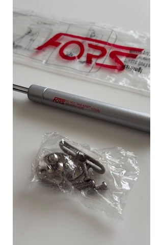 Fors Gazlı Piston Makas Amortisör 100n Gri