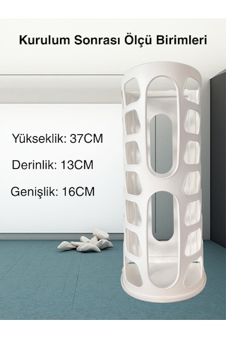 Poşetlik, Poşet Saklama Ve Düzenleme Kutusu Organizeri, Yapışkanlı/askı Aparatlı Beyaz