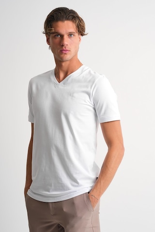 Alexander Gardi V Yaka Basic T-shirt Beyaz