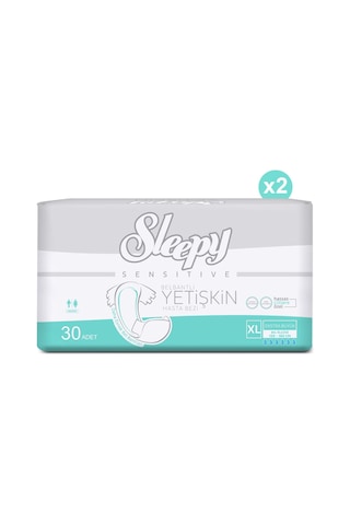 Sleepy Yetişkin Hasta Bezi XL 2 x 30'Lu 60 Adet