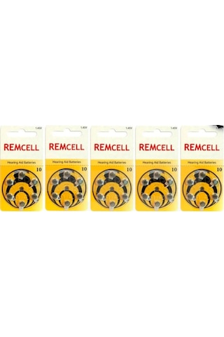 Remcell 10 Numara 1.45V İşitme Cihazı Pili Blister 6 x 5'li