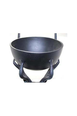 Özel Üretim Dekoratif Salon Sofra Aksesuar Metal Geyikli Kase 75 Cm Ksk324