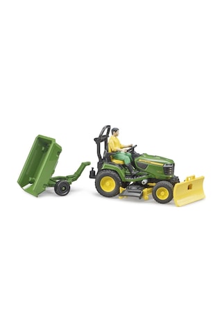 Bruder John Deere Çim Biçme Traktörü Ve Bahçıvan Br62104