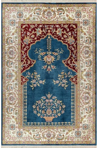 Hitit Halı Seccade Namazlık Yüksek Kalite Dot Taban 80x130 Çok Renkli