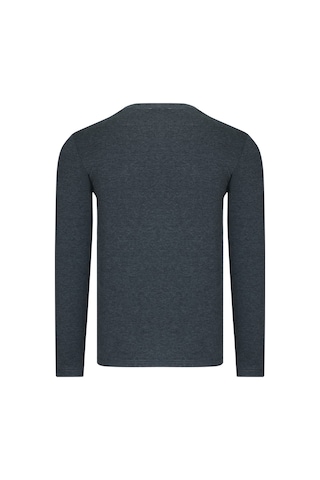 İkili Set T8587 Dewberry V Yaka Erkek Sweatshırt-antrasit-lacivert Antrasit-lacivert