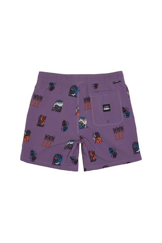 Bıllabong Billabong Turn The Tide Layback Erkek Mor Volley Short 909- Çok Renkli
