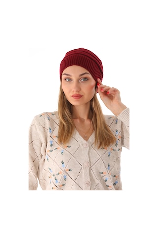 Kadın İpli Bordo Bere Bordo